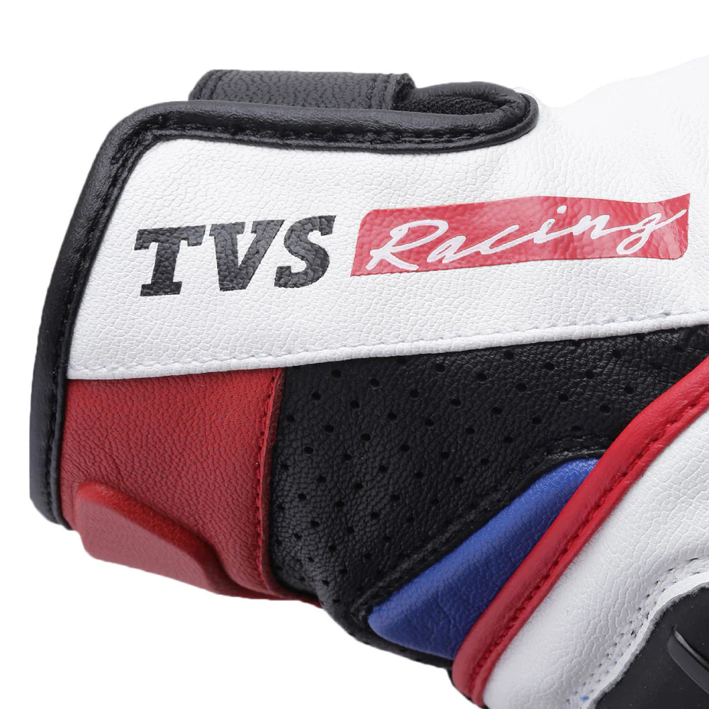TVS Racing Riding Gloves for Men – Thermo-Plastic Rubber Protected, Touch Screen Compatible, & Visor Wiper Fingertips – Premium Bike Gloves for Off Roads - Image 4