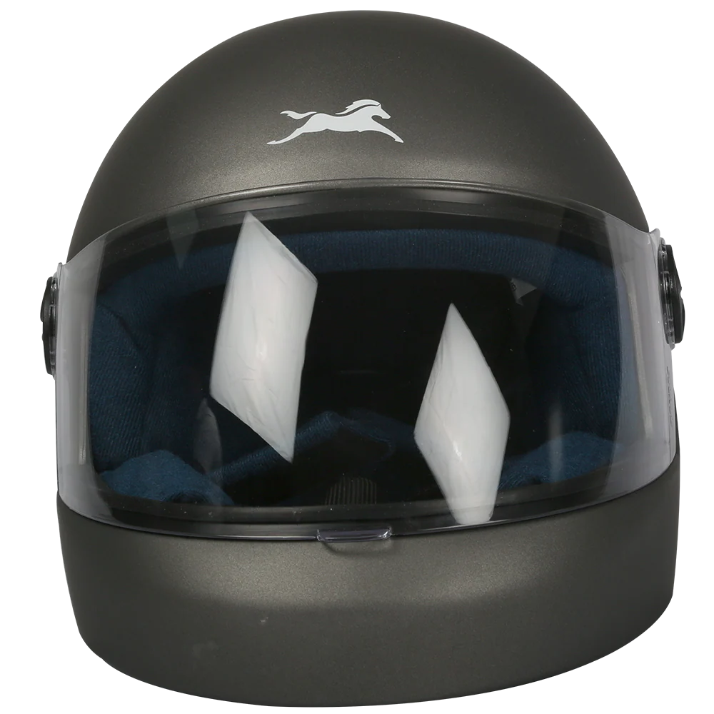 TVS Sil Met JL Full Face Helmet (Color: Grey) | ISI & DOT Certified | Superior Safety, Comfort, and Style for Every Ride - Image 3