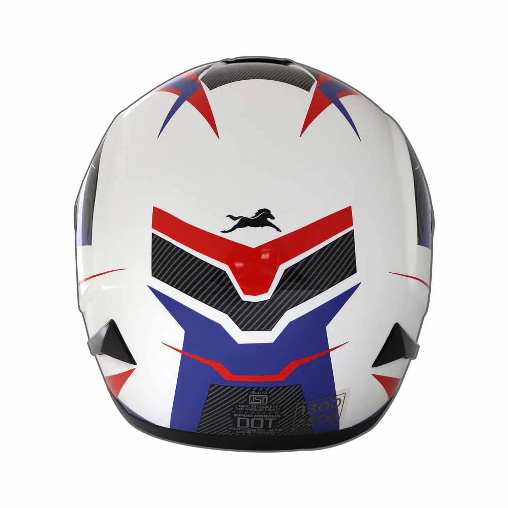 Xpod Primus Single Visor Helmet Blue Sleek and Comfortable - Image 4