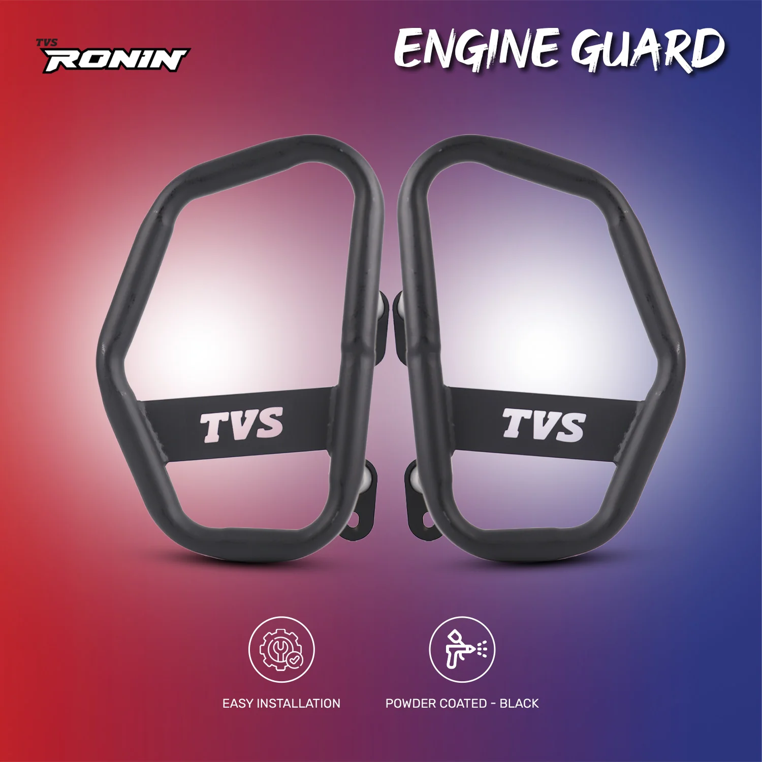 TVS Ronin Engine Guard – Ultimate Protection and Durability - Image 2