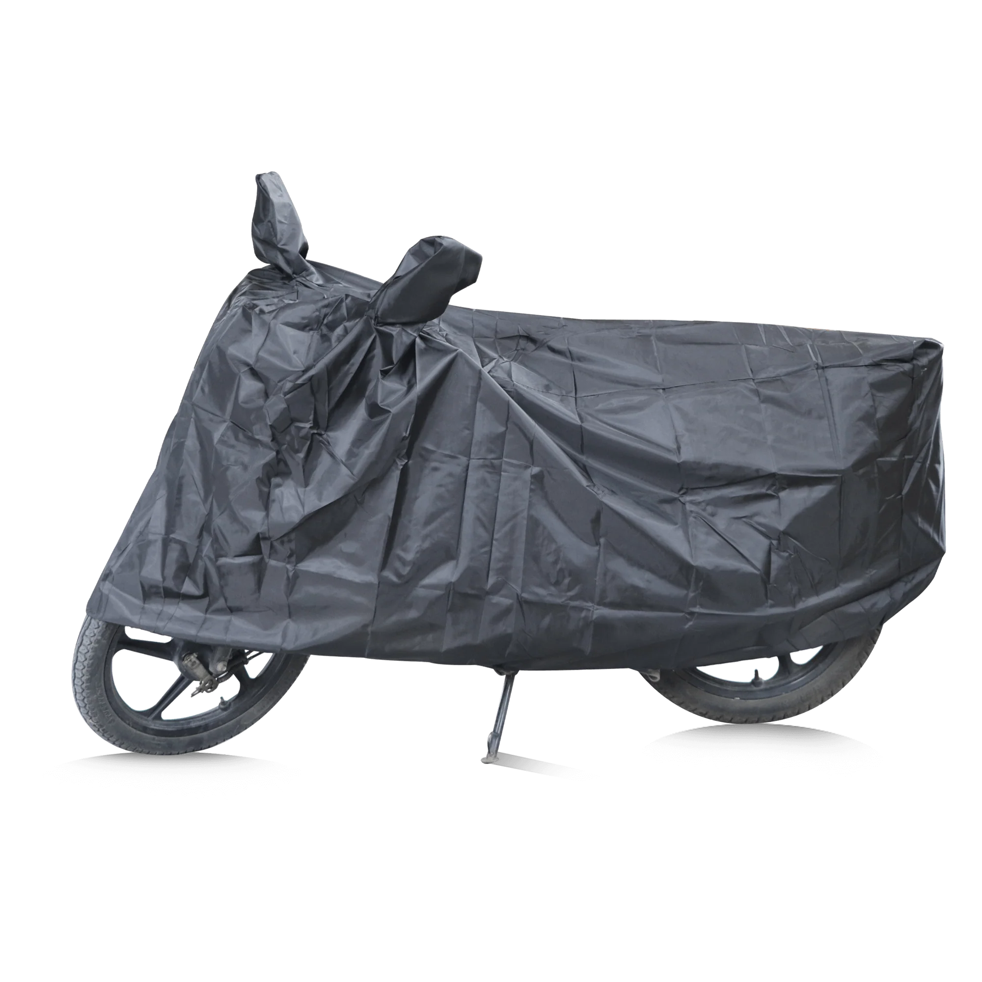 TVS Black Vehicle Cover Without Elastic  Sleek Protection - Image 4