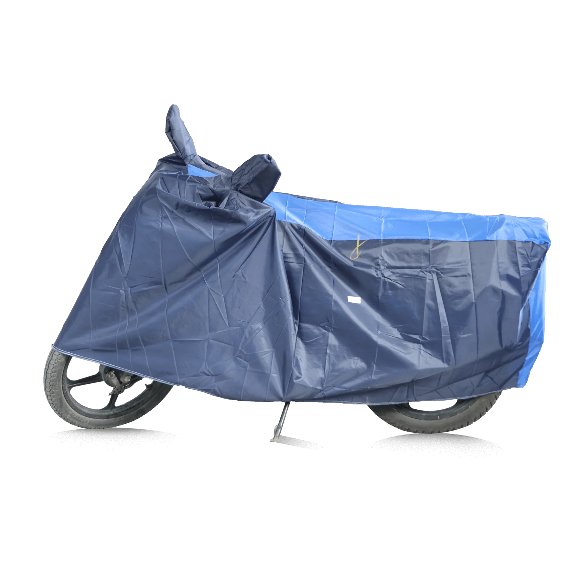 TVS Vehicle Cover, Color: Navy Blue with Royal Blue - SC - Image 4
