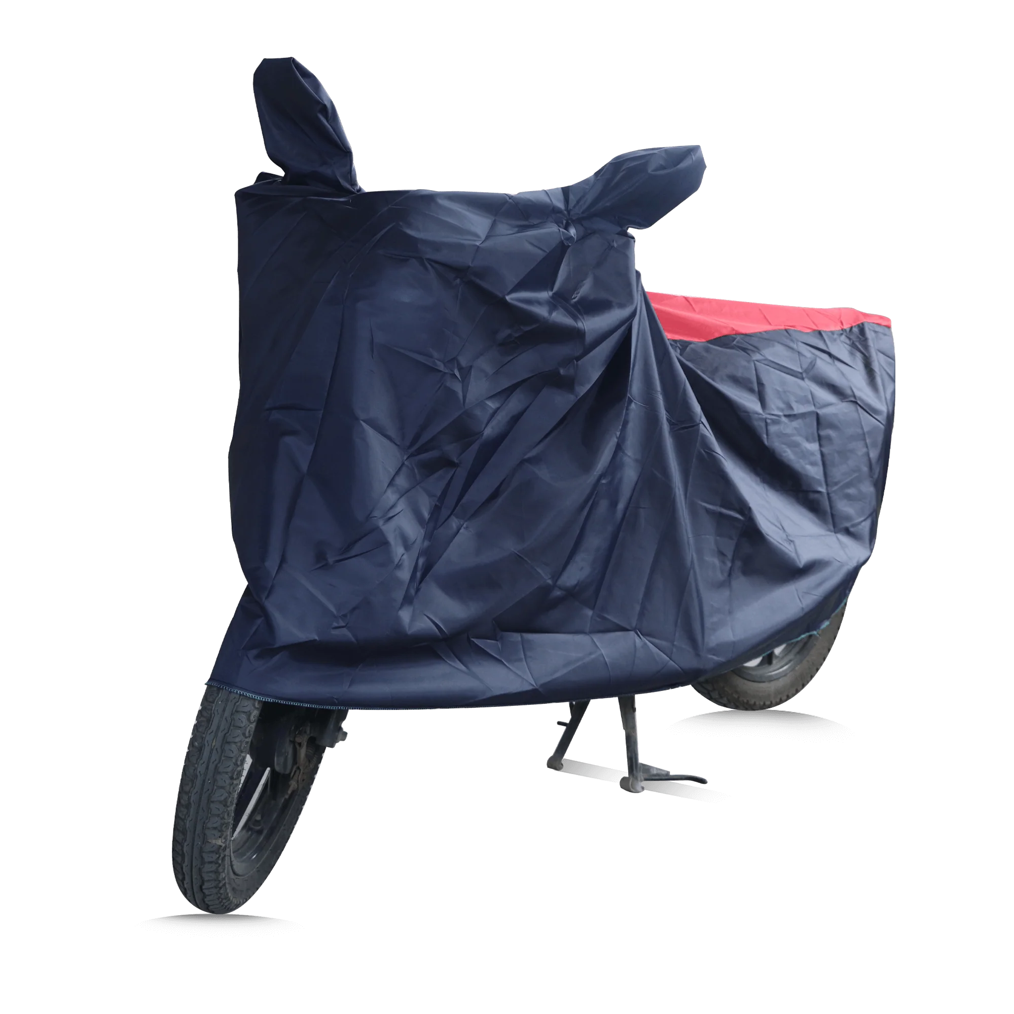 TVS Vehicle Cover Blue with Red - MC - Image 5