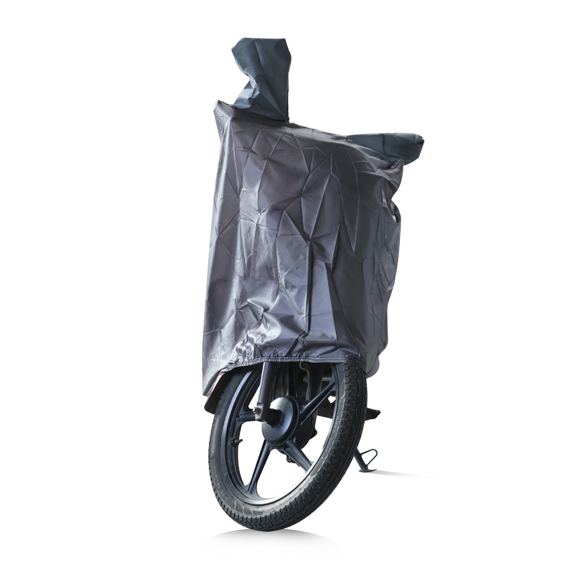 TVS Vehicle Cover Grey with Elastic - Durable Protection for Bikes - Image 6