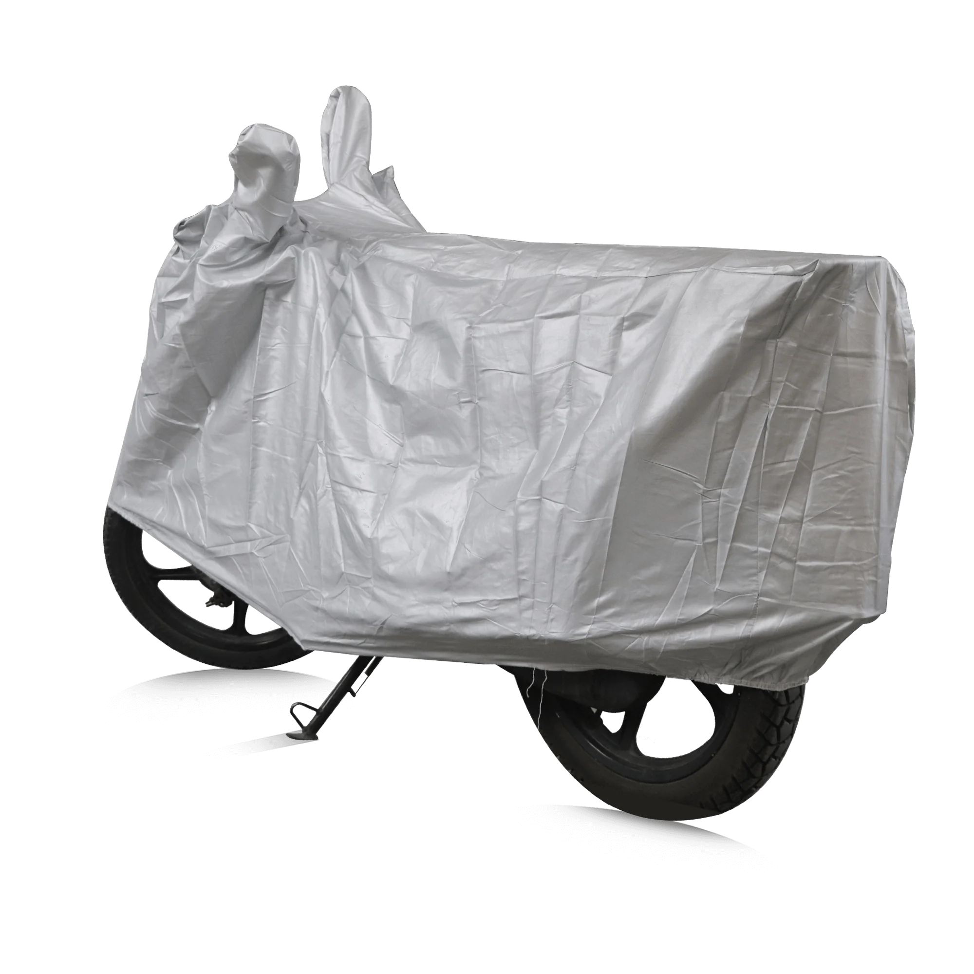 TVS Vehicle Cover Silver Matte with Elastic | All-Weather Protection - Image 4