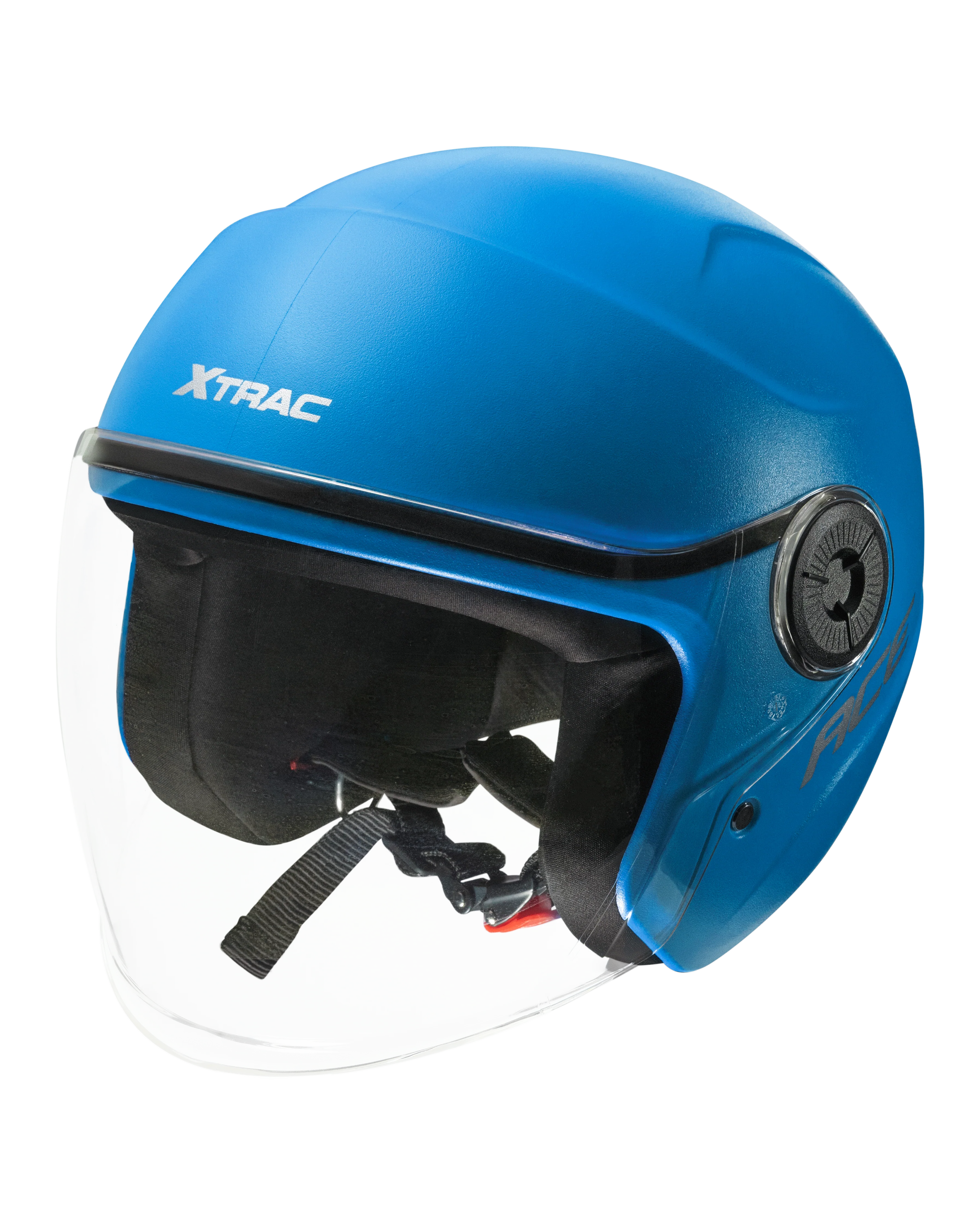 Xtrac Ace Open Face Helmet – ISI Certified Half Face Bike Helmet with ABS Shell, Clear Visor & Comfortable Padding - Image 15