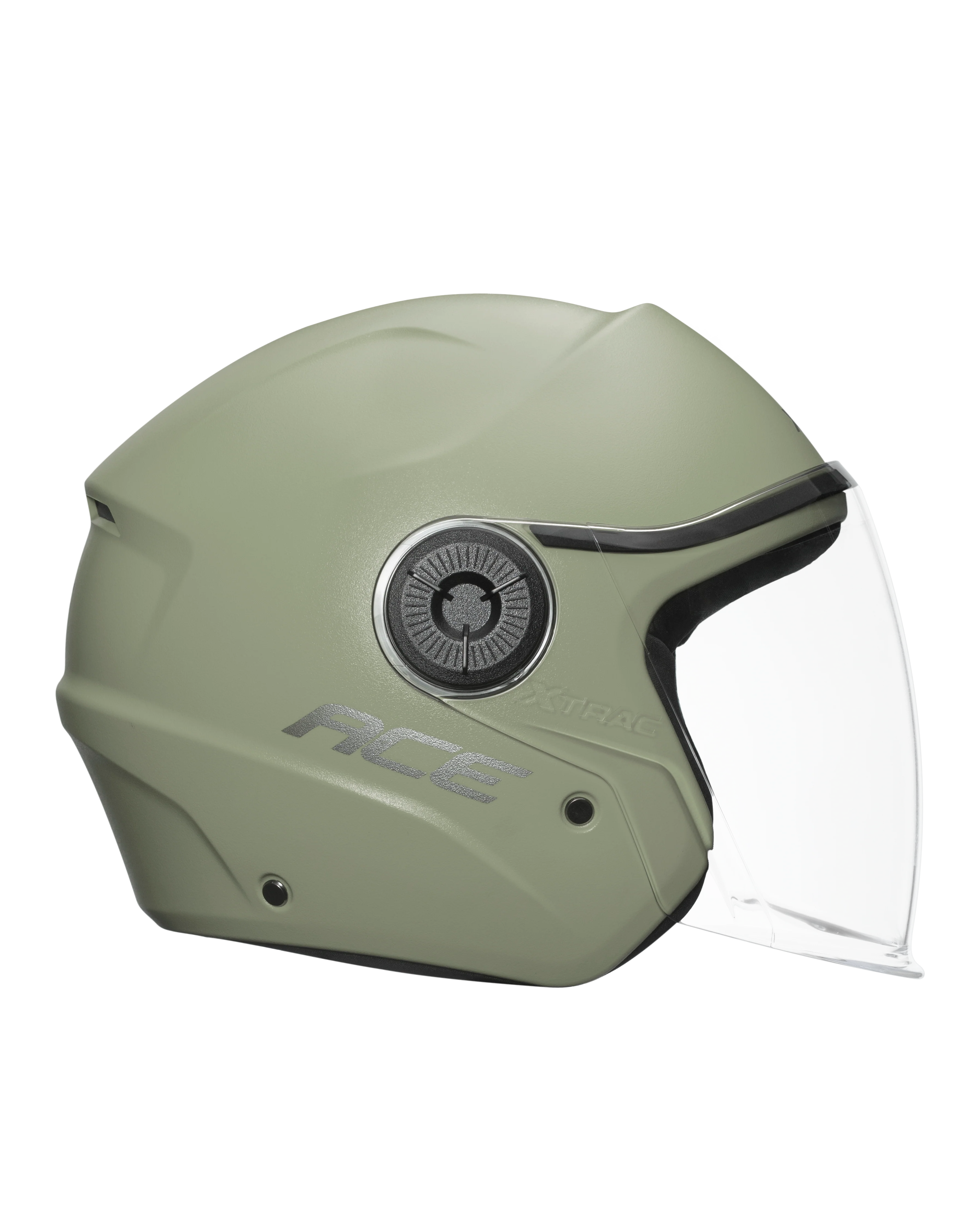 Xtrac Ace Open Face Helmet – ISI Certified Half Face Bike Helmet with ABS Shell, Clear Visor & Comfortable Padding - Image 33