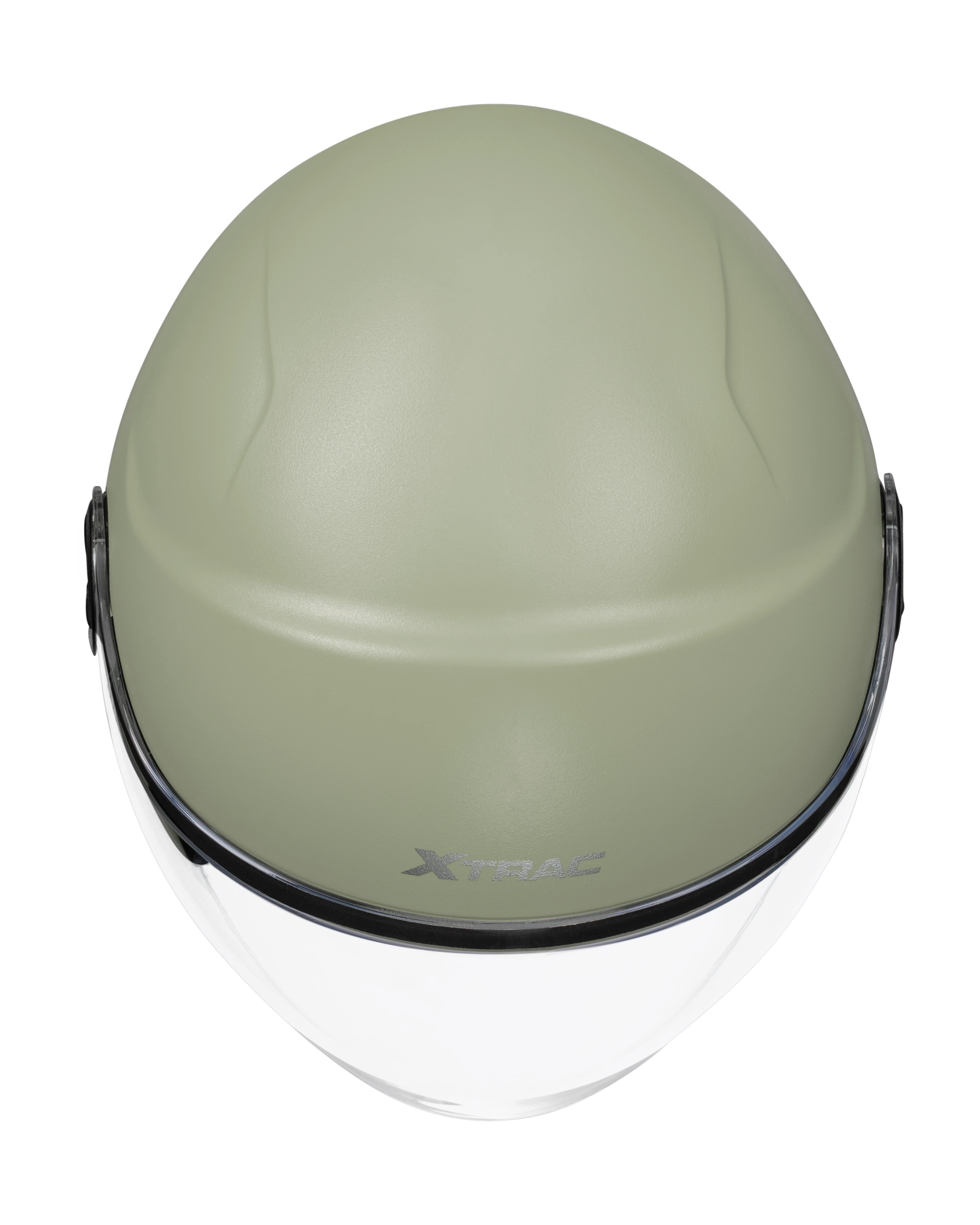 Xtrac Ace Open Face Helmet – ISI Certified Half Face Bike Helmet with ABS Shell, Clear Visor & Comfortable Padding - Image 34