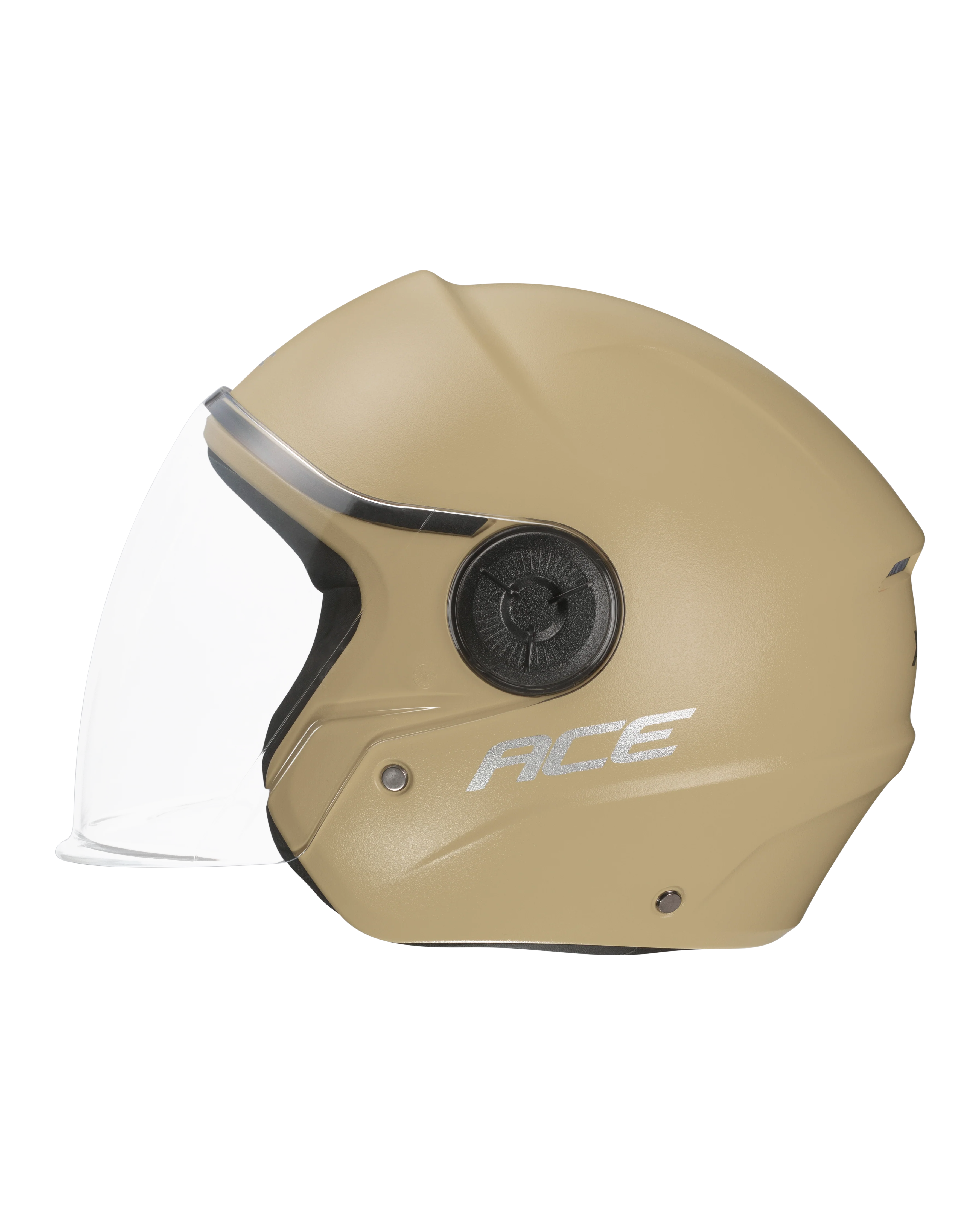 Xtrac Ace Open Face Helmet – ISI Certified Half Face Bike Helmet with ABS Shell, Clear Visor & Comfortable Padding - Image 58