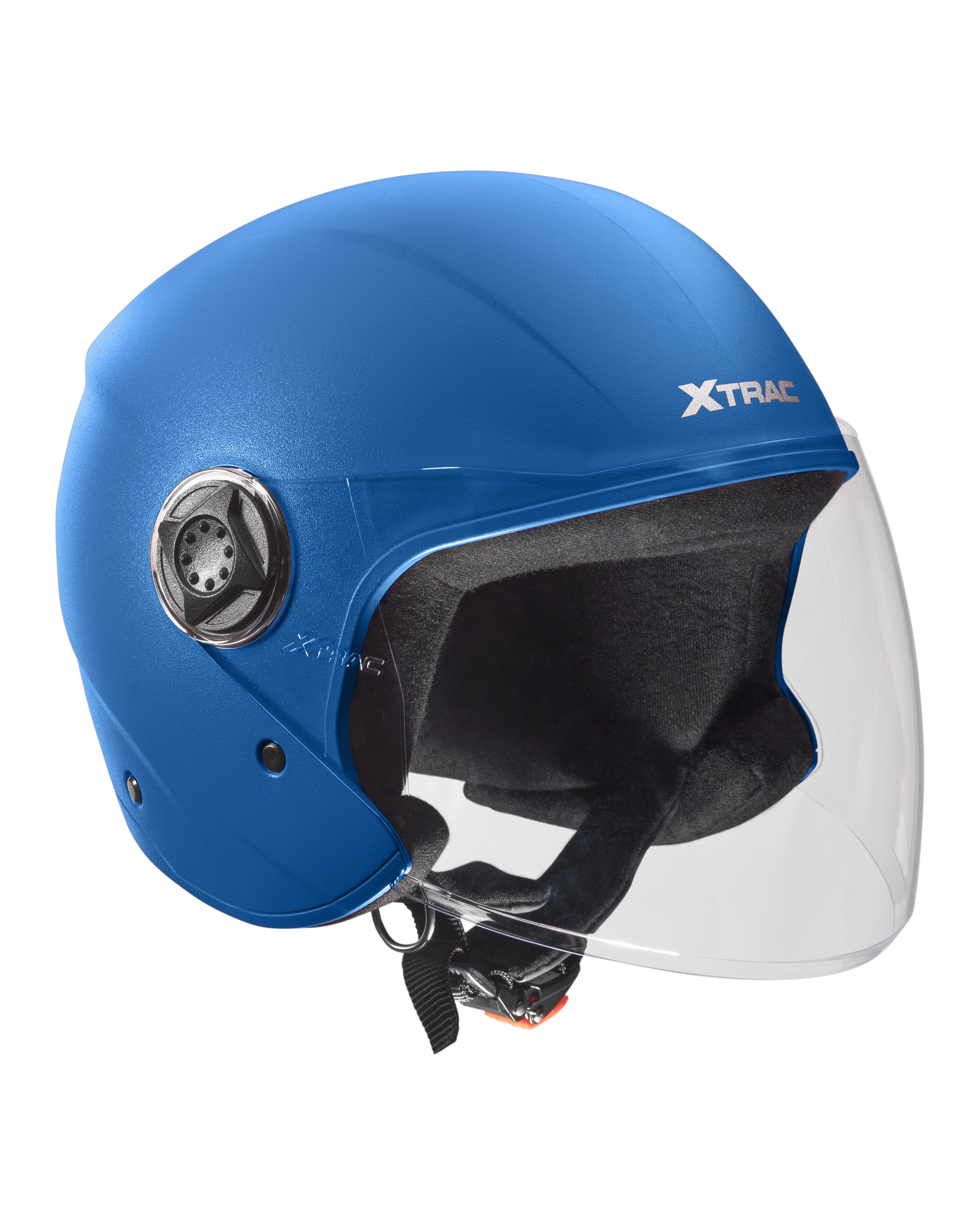 Xtrac Fit ISI Certified Half Face Bike Helmet with Clear Visor | Lightweight Open Face Helmet for Men & Women - Image 15