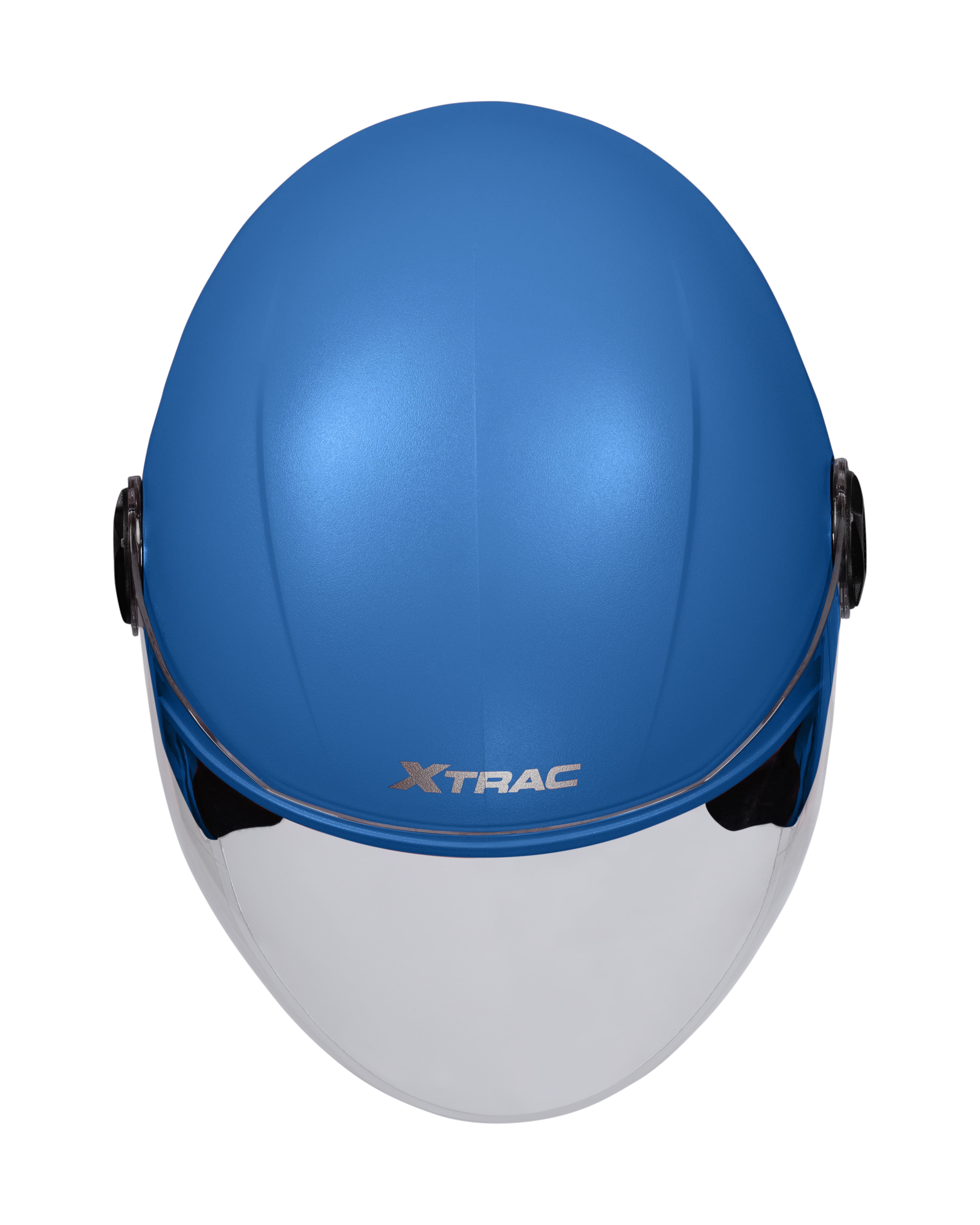 Xtrac Fit ISI Certified Half Face Bike Helmet with Clear Visor | Lightweight Open Face Helmet for Men & Women - Image 18
