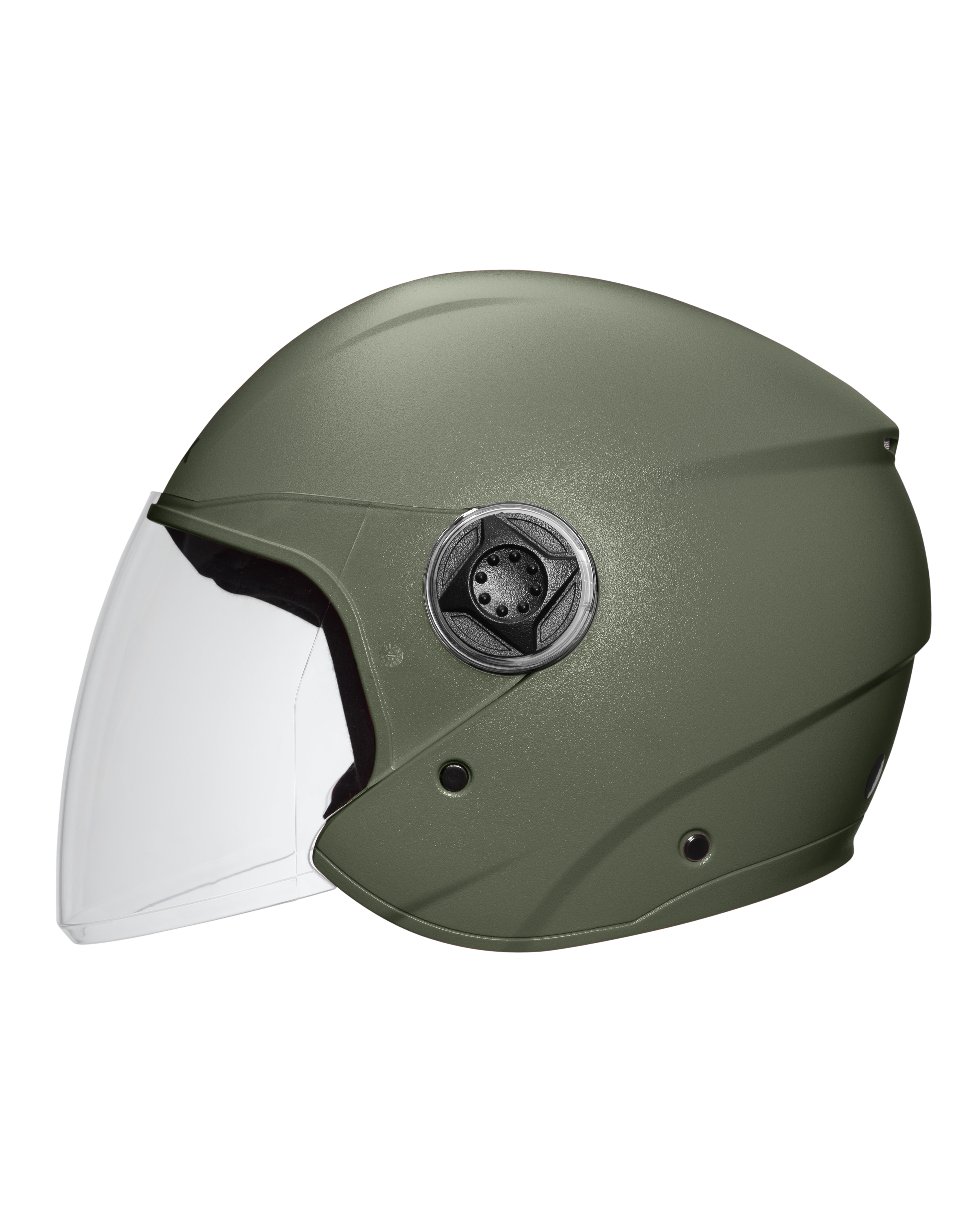 Xtrac Fit ISI Certified Half Face Bike Helmet with Clear Visor | Lightweight Open Face Helmet for Men & Women - Image 25