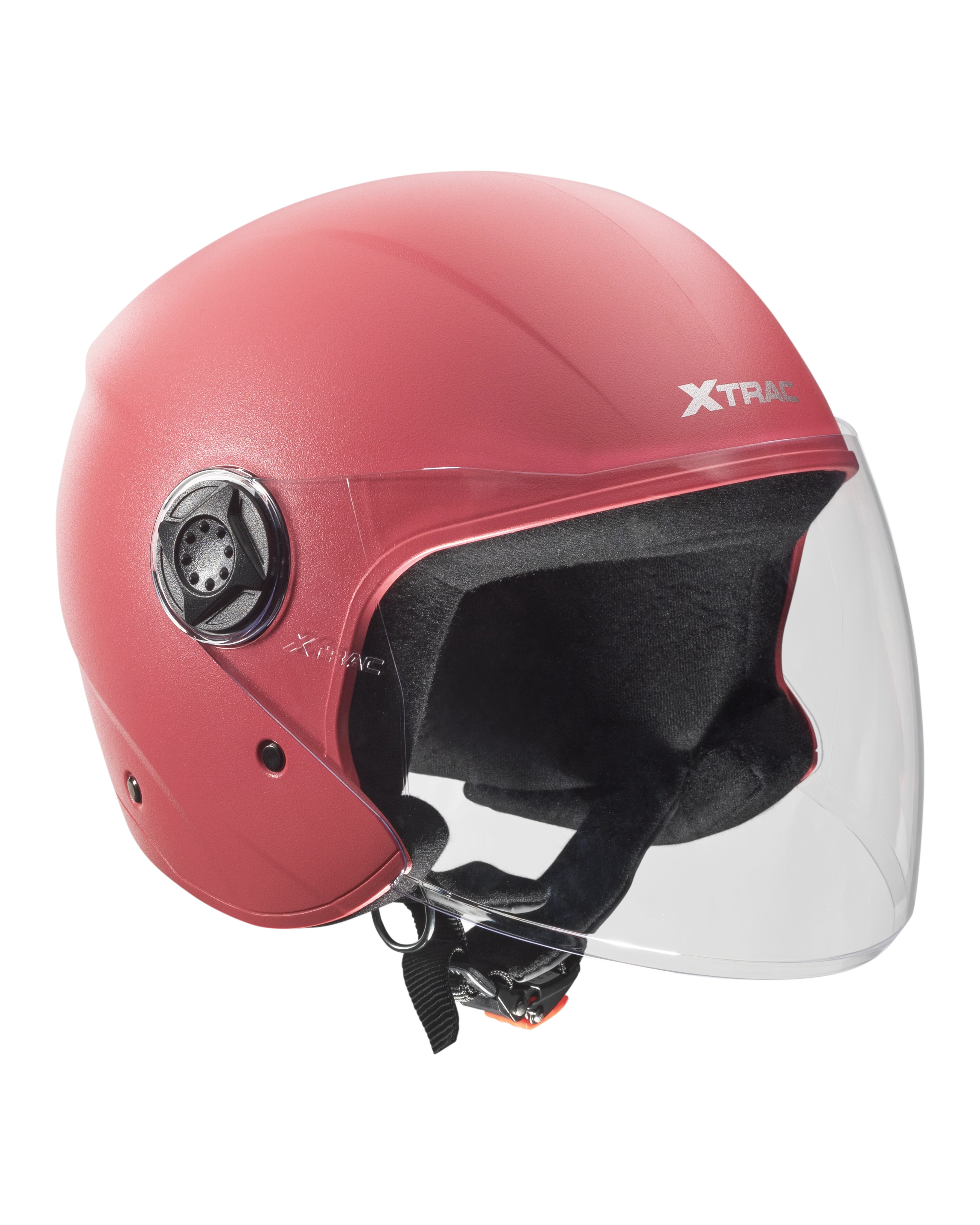 Xtrac Fit ISI Certified Half Face Bike Helmet with Clear Visor | Lightweight Open Face Helmet for Men & Women - Image 34