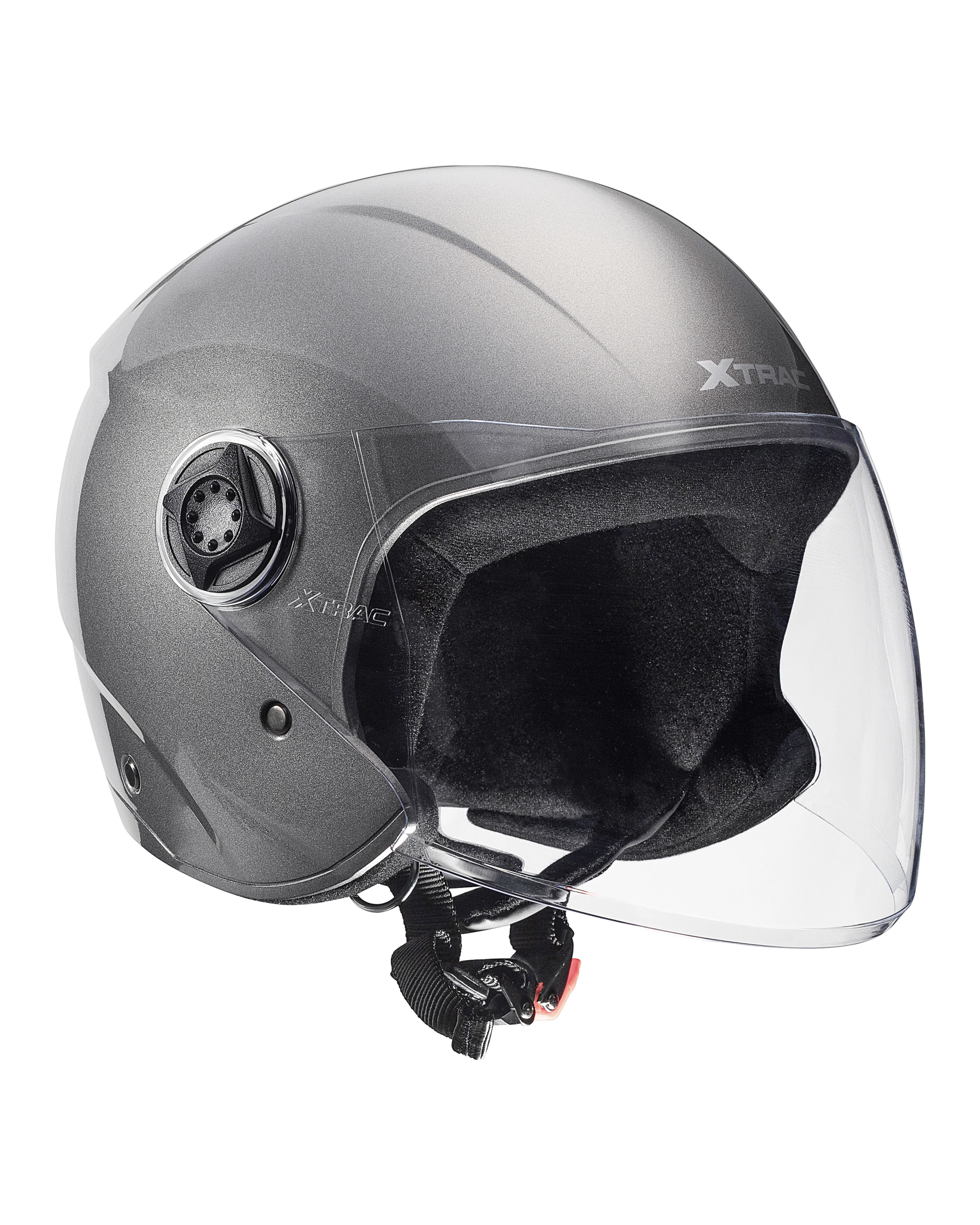 Xtrac Fit ISI Certified Half Face Bike Helmet with Clear Visor | Lightweight Open Face Helmet for Men & Women - Image 51