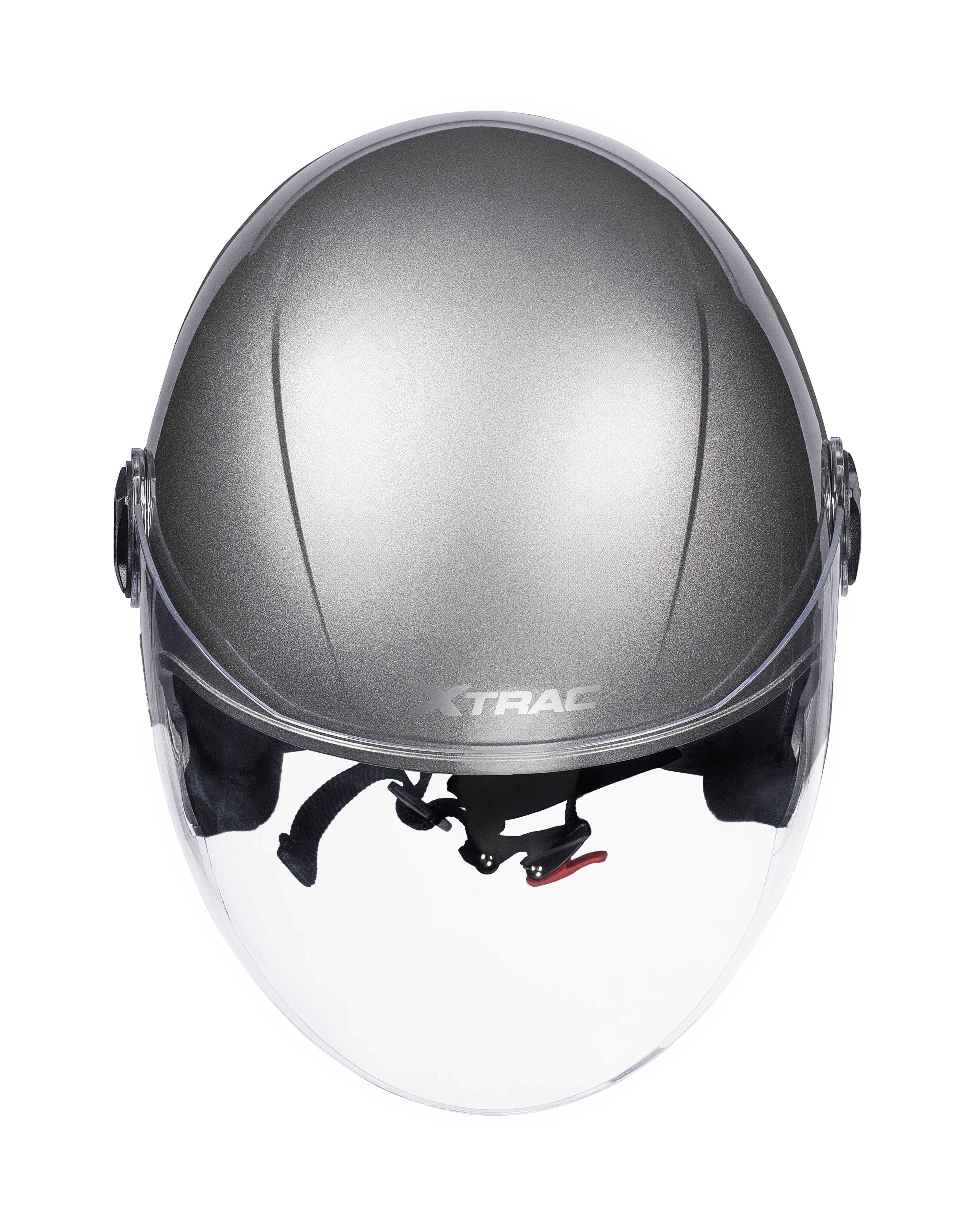 Xtrac Fit ISI Certified Half Face Bike Helmet with Clear Visor | Lightweight Open Face Helmet for Men & Women - Image 54