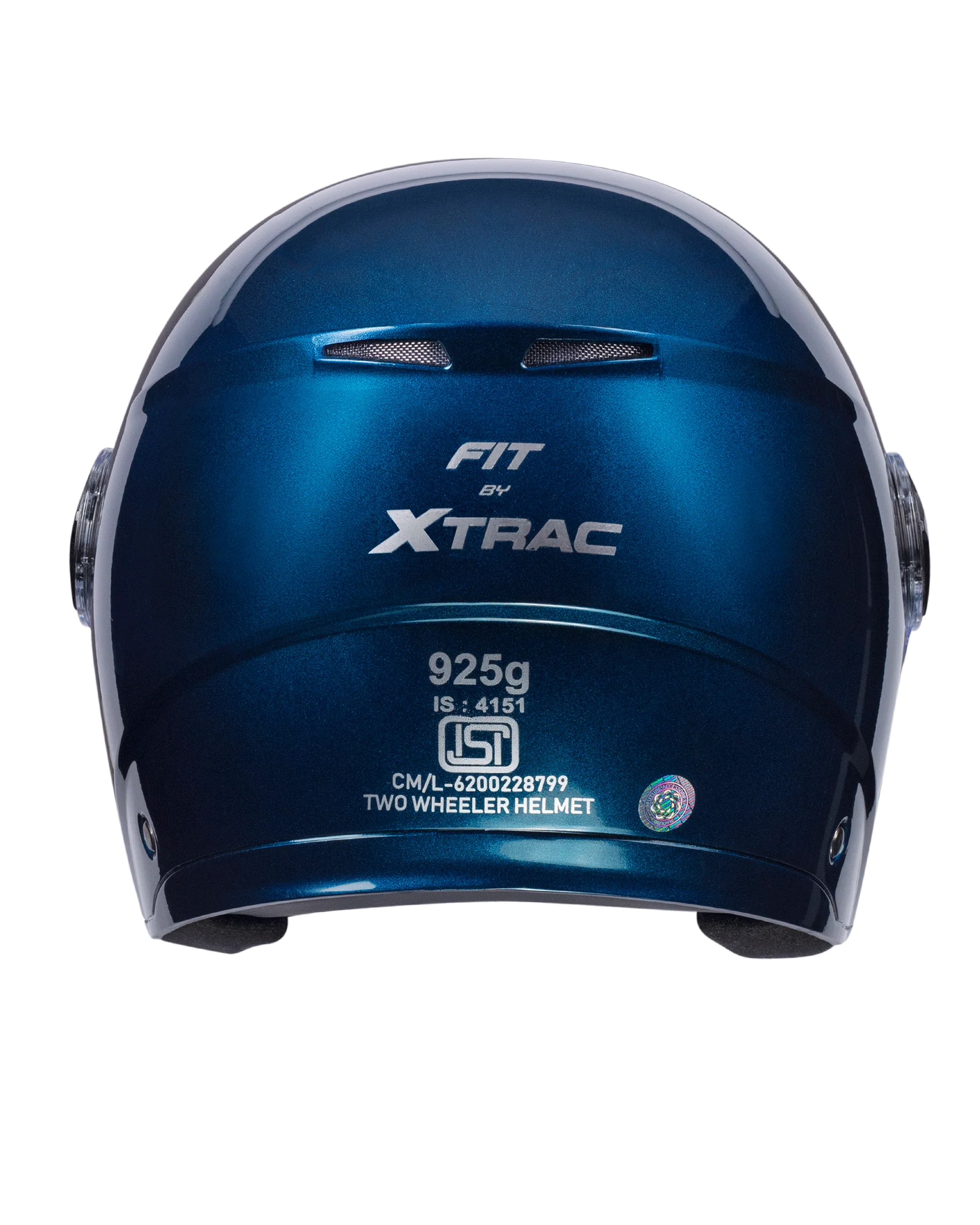 Xtrac Fit ISI Certified Half Face Bike Helmet with Clear Visor | Lightweight Open Face Helmet for Men & Women - Image 65